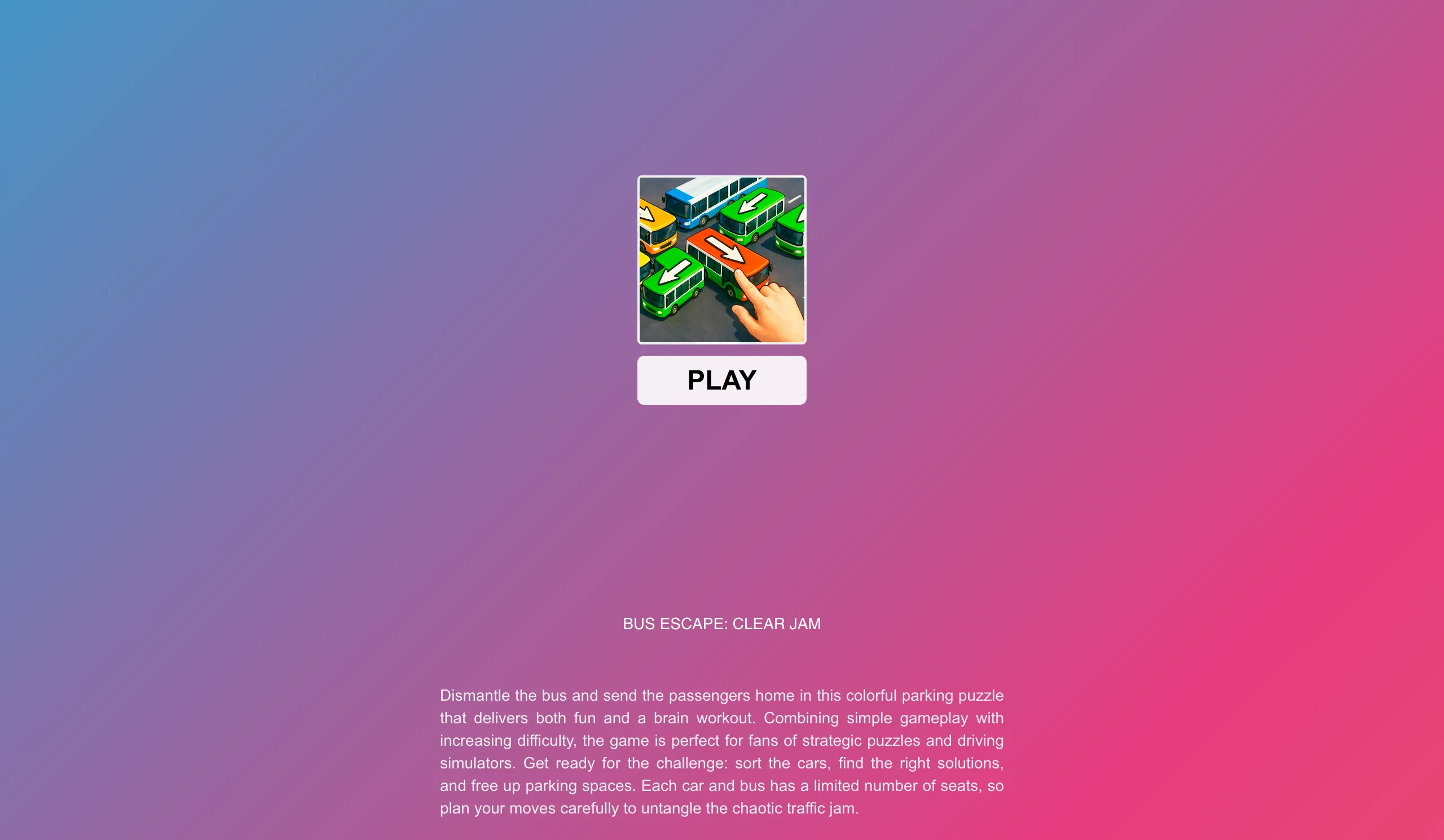 Bus Escape screenshot